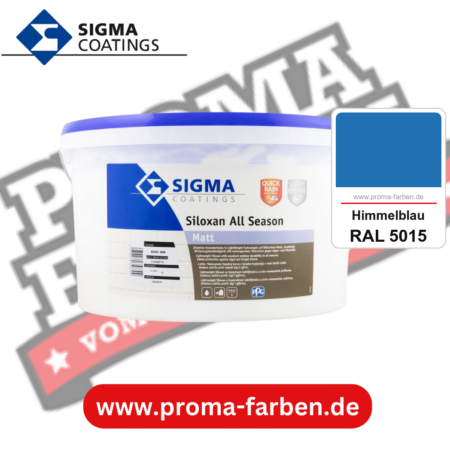 SIGMA Siloxan All Season kaufen bei Proma Farben RAL 5015 Himmelblau