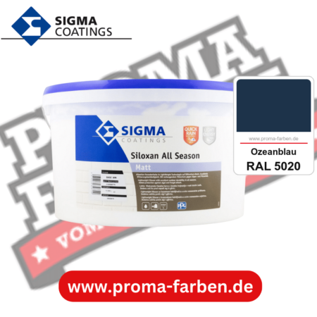 SIGMA Siloxan All Season kaufen bei Proma Farben RAL 5020 Ozeanblau