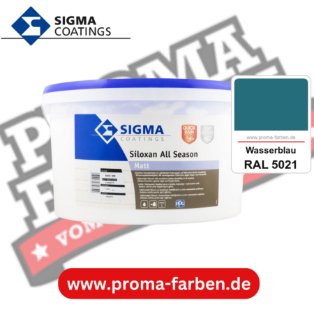 SIGMA Siloxan All Season kaufen bei Proma Farben RAL 5021 Wasserblau