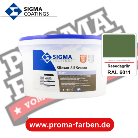 SIGMA Siloxan All Season kaufen bei Proma Farben RAL 6011 Resedagrün