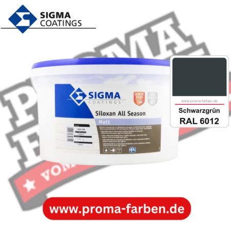SIGMA Siloxan All Season kaufen bei Proma Farben RAL 6012 Schwarzgrün