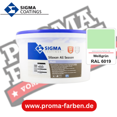 SIGMA Siloxan All Season kaufen bei Proma Farben RAL 6019 Weißgrün