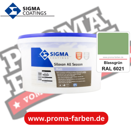 SIGMA Siloxan All Season kaufen bei Proma Farben RAL 6021 Blassgrün