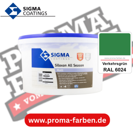 SIGMA Siloxan All Season kaufen bei Proma Farben RAL 6024 Verkehrsgrün