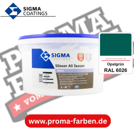 SIGMA Siloxan All Season kaufen bei Proma Farben RAL 6026 Opalgrün