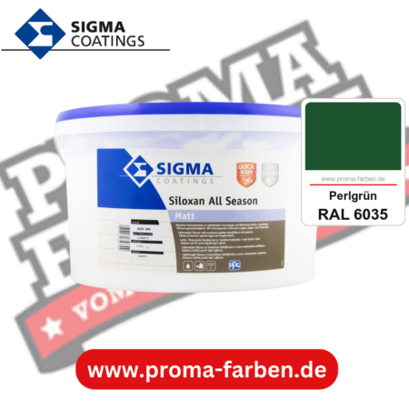 SIGMA Siloxan All Season kaufen bei Proma Farben RAL 6035 Perlgrün