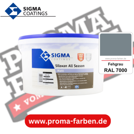 SIGMA Siloxan All Season kaufen bei Proma Farben RAL 7000 Fehgrau