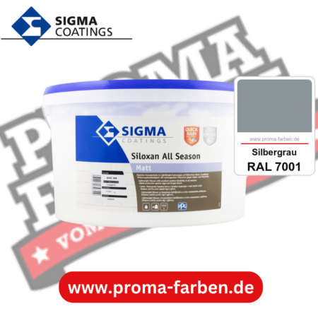 SIGMA Siloxan All Season kaufen bei Proma Farben RAL 7001 Silbergrau