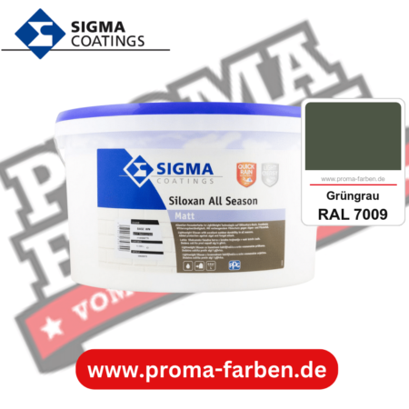 SIGMA Siloxan All Season kaufen bei Proma Farben RAL 7009 Grüngrau