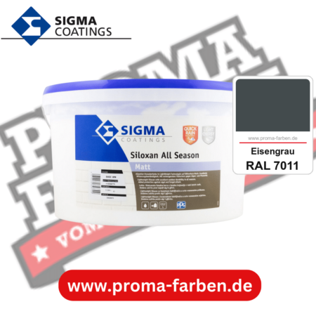 SIGMA Siloxan All Season kaufen bei Proma Farben RAL 7011 Eisengrau