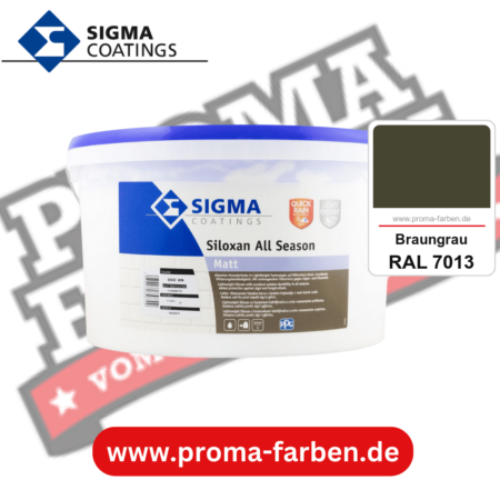 SIGMA Siloxan All Season kaufen bei Proma Farben RAL 7013 Braungrau