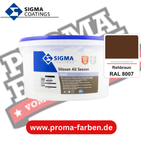 SIGMA Siloxan All Season kaufen bei Proma Farben RAL 8007 Rehbraun