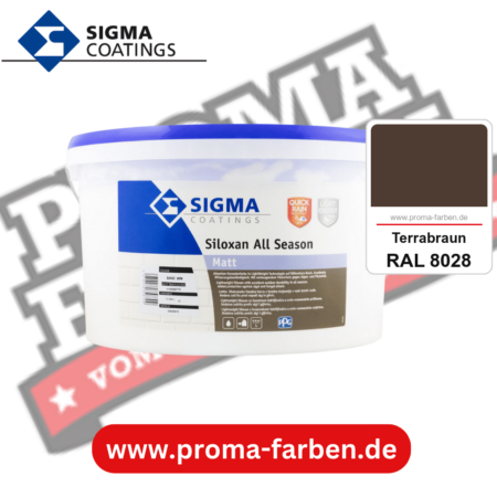 SIGMA Siloxan All Season kaufen bei Proma Farben RAL 8028 Terrabraun