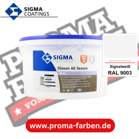 SIGMA Siloxan All Season kaufen bei Proma Farben RAL 9003 Signalweiß
