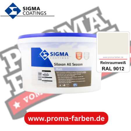 SIGMA Siloxan All Season kaufen bei Proma Farben RAL 9012 Reinraumweiß