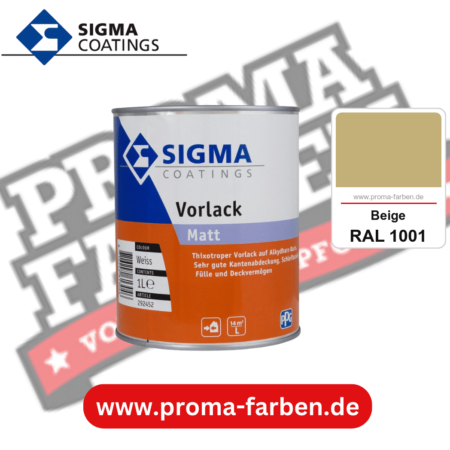SIGMA Vorlack Aqua kaufen bei Proma Farben RAL 1001 Beige