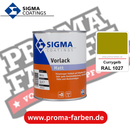 SIGMA Vorlack Aqua kaufen bei Proma Farben RAL 1027 Currygelb