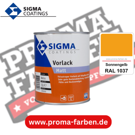 SIGMA Vorlack Aqua kaufen bei Proma Farben RAL 1037 Sonnengelb