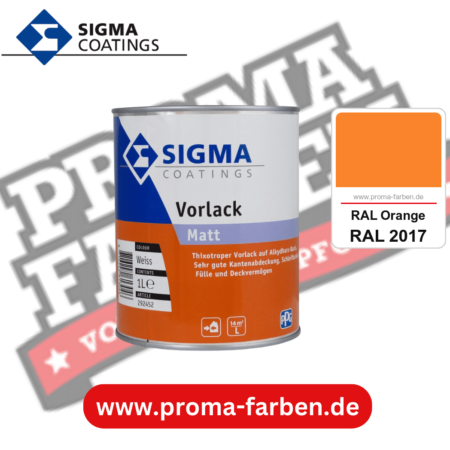 SIGMA Vorlack Aqua kaufen bei Proma Farben RAL 2017 RAL Orange