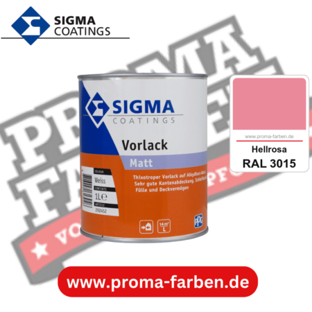 SIGMA Vorlack Aqua kaufen bei Proma Farben RAL 3015 Hellrosa