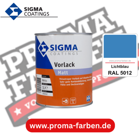 SIGMA Vorlack Aqua kaufen bei Proma Farben RAL 5012 Lichtblau