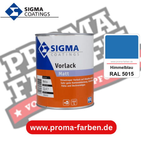 SIGMA Vorlack Aqua kaufen bei Proma Farben RAL 5015 Himmelblau