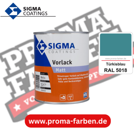 SIGMA Vorlack Aqua kaufen bei Proma Farben RAL 5018 Türkisblau