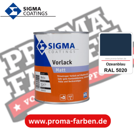 SIGMA Vorlack Aqua kaufen bei Proma Farben RAL 5020 Ozeanblau
