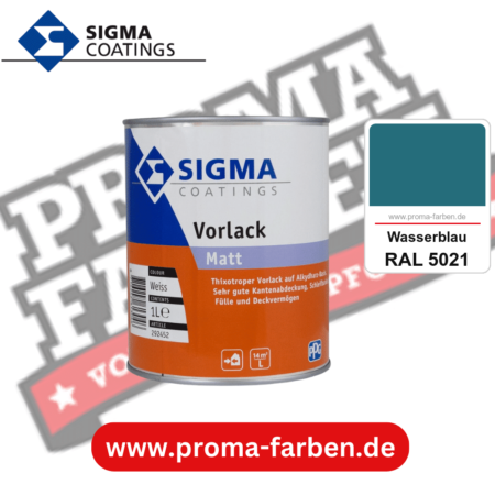 SIGMA Vorlack Aqua kaufen bei Proma Farben RAL 5021 Wasserblau