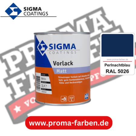 SIGMA Vorlack Aqua kaufen bei Proma Farben RAL 5026 Perlnachtblau