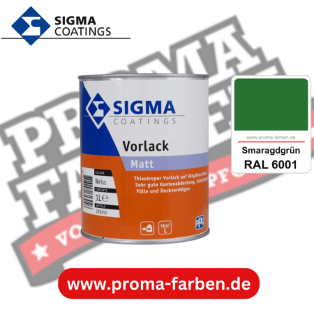 SIGMA Vorlack Aqua kaufen bei Proma Farben RAL 6001 Smaragdgrün