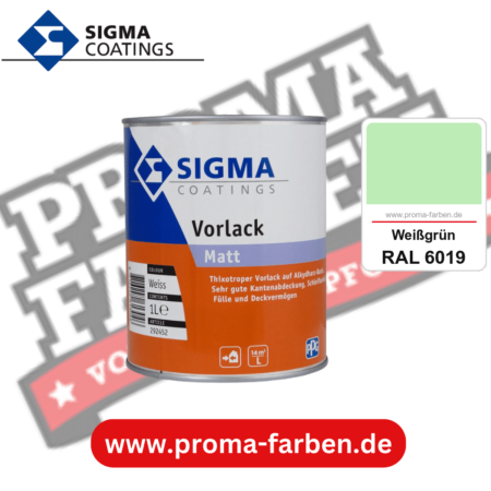 SIGMA Vorlack Aqua kaufen bei Proma Farben RAL 6019 Weißgrün