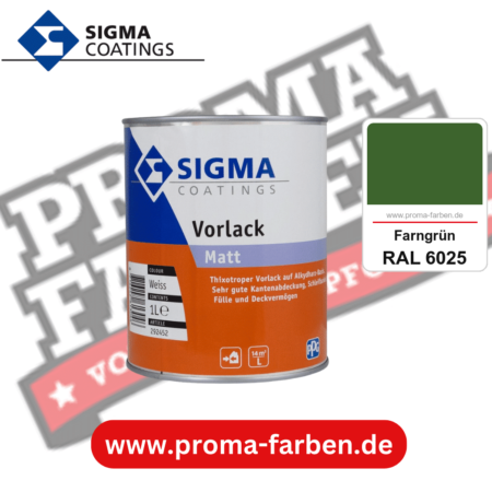 SIGMA Vorlack Aqua kaufen bei Proma Farben RAL 6025 Farngrün
