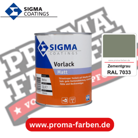 SIGMA Vorlack Aqua kaufen bei Proma Farben RAL 7033 Zementgrau
