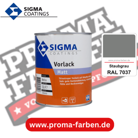 SIGMA Vorlack Aqua kaufen bei Proma Farben RAL 7037 Staubgrau