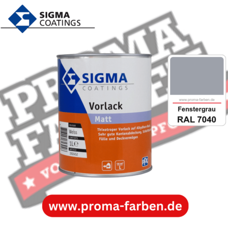 SIGMA Vorlack Aqua kaufen bei Proma Farben RAL 7040 Fenstergrau