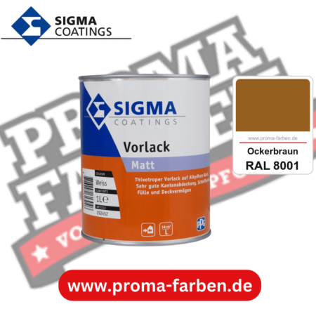 SIGMA Vorlack Aqua kaufen bei Proma Farben RAL 8001 Ockerbraun