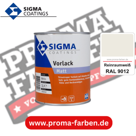 SIGMA Vorlack Aqua kaufen bei Proma Farben RAL 9012 Reinraumweiß