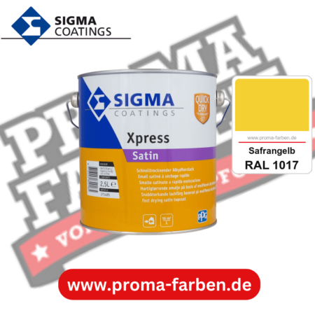 SIGMA Xpress Satin kaufen bei Proma Farben RAL 1017 Safrangelb