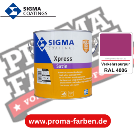 SIGMA Xpress Satin kaufen bei Proma Farben RAL 4006 Verkehrspurpur