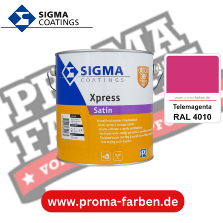 SIGMA Xpress Satin kaufen bei Proma Farben RAL 4010 Telemagenta