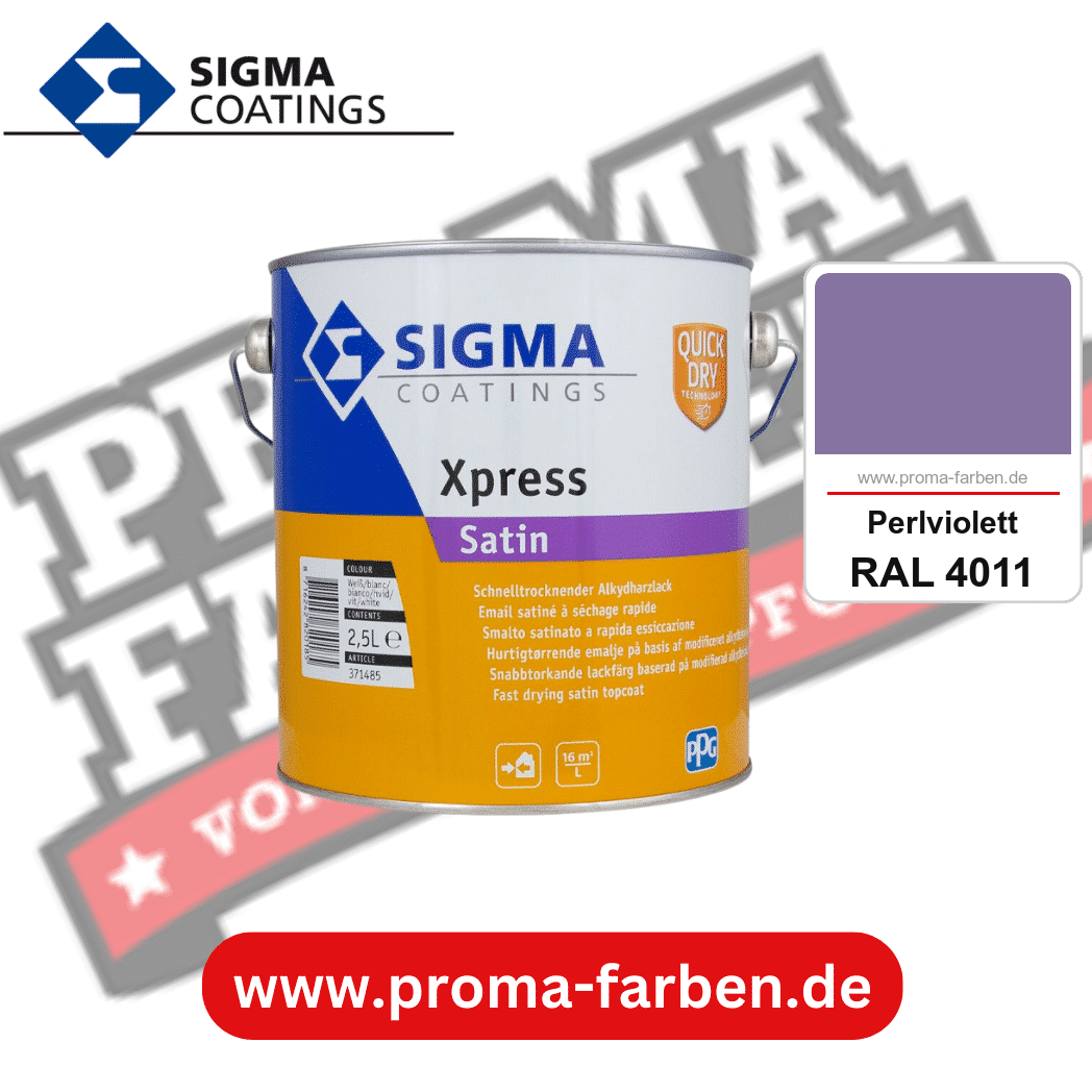 SIGMA Xpress Satin kaufen bei Proma Farben RAL 4011 Perlviolett