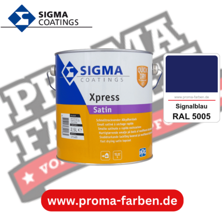 SIGMA Xpress Satin kaufen bei Proma Farben RAL 5005 Signalblau