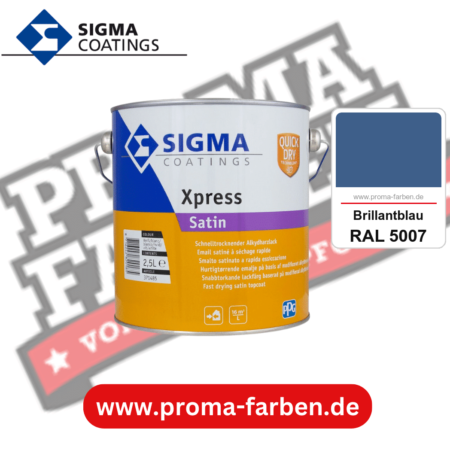SIGMA Xpress Satin kaufen bei Proma Farben RAL 5007 Brillantblau