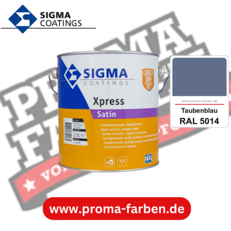 SIGMA Xpress Satin kaufen bei Proma Farben RAL 5014 Taubenblau