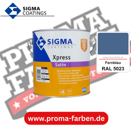 SIGMA Xpress Satin kaufen bei Proma Farben RAL 5023 Fernblau