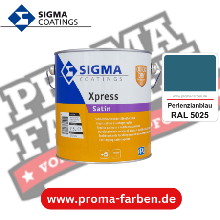 SIGMA Xpress Satin kaufen bei Proma Farben RAL 5025 Perlenzianblau