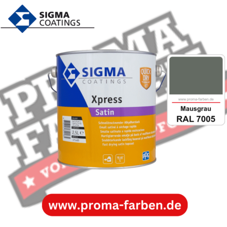 SIGMA Xpress Satin kaufen bei Proma Farben RAL 7005 Mausgrau