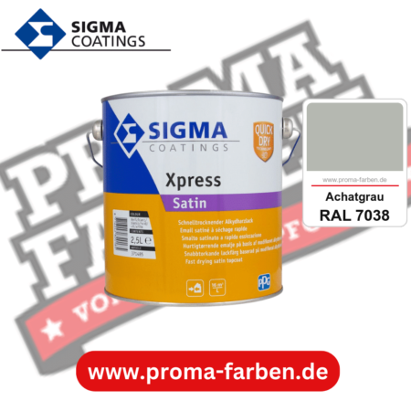SIGMA Xpress Satin kaufen bei Proma Farben RAL 7038 Achatgrau