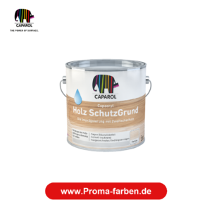 Caparol Capacryl Holzschutz-Grund 2,5 Liter – vorbeugende Holzschutzgrundierung, online kaufen bei Proma Farben